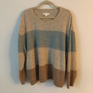 H&M Cozy Stripe Sweater XL